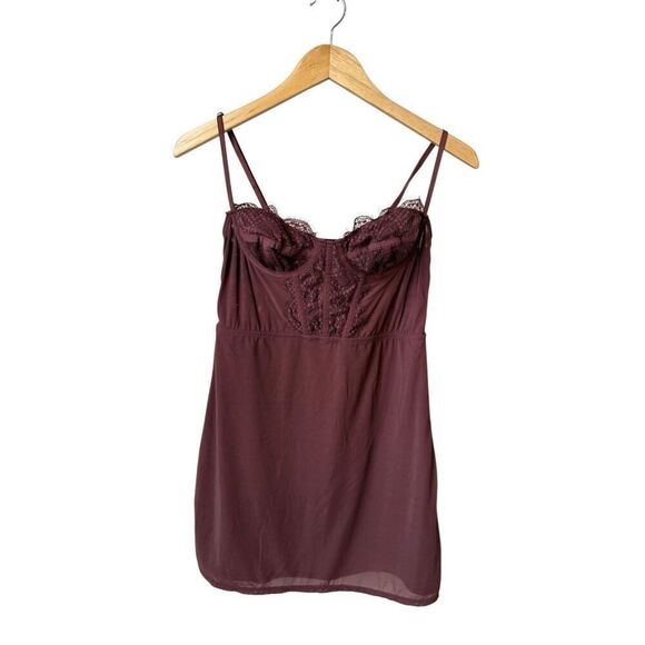Urban Outfitters Brenna Bustier Mini Dress In The color Chocolate - Picture 5 of 12